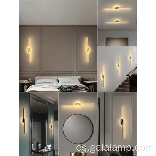 Diseño de luz de pared de dormitorio nórdico moderno